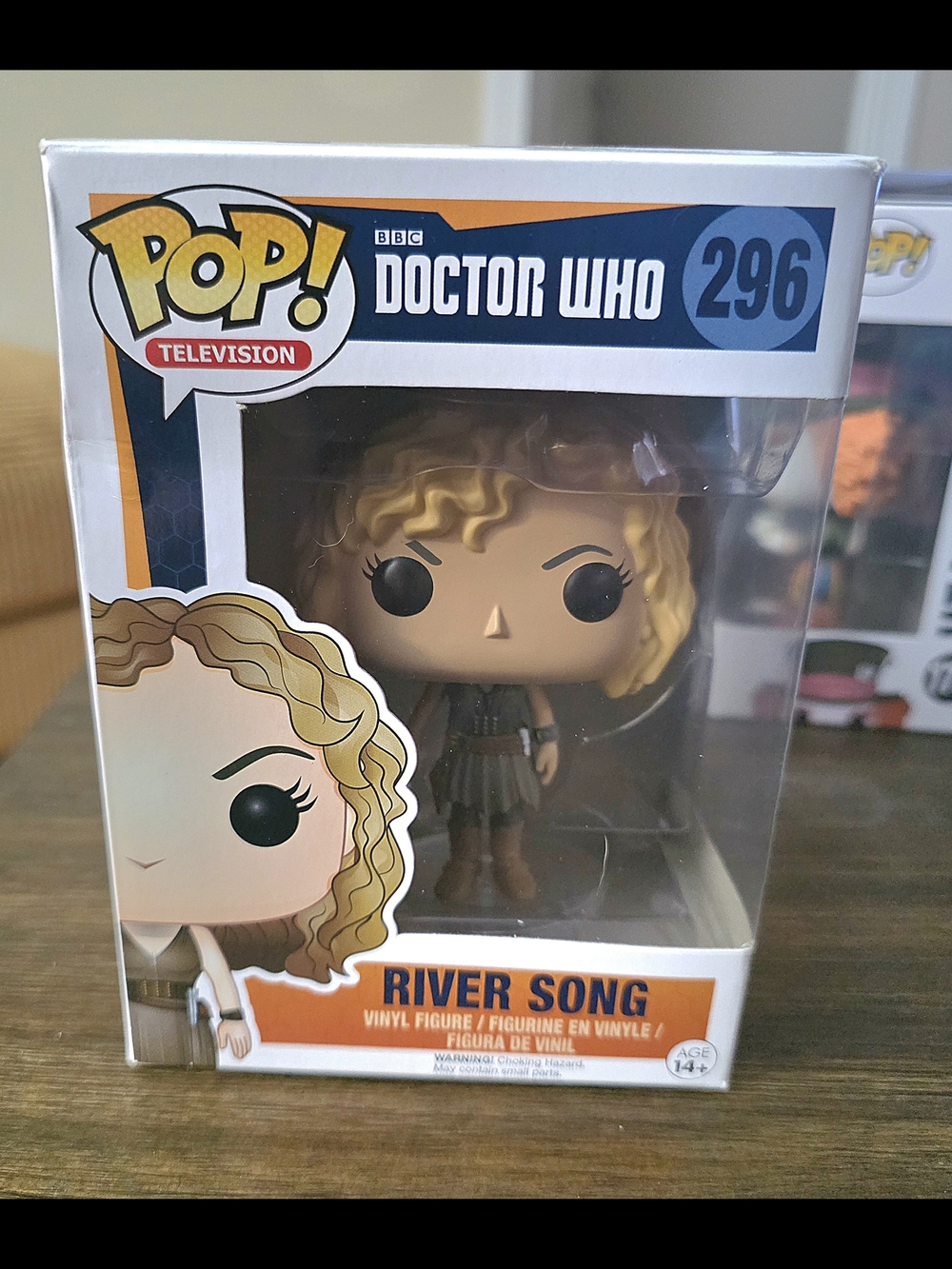 DOCTOR WHO Funko Pop! River Song Vinyl Figure - Blonde Hair, Brown Outfit